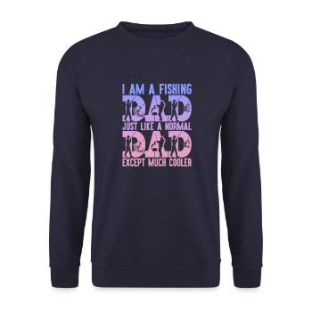 fisch, fisch, angeln, see, meer, angeln, fauna, exotisch - Unisex Pullover - Navy - Vorne - Alina (178cm) & Michal (187cm)