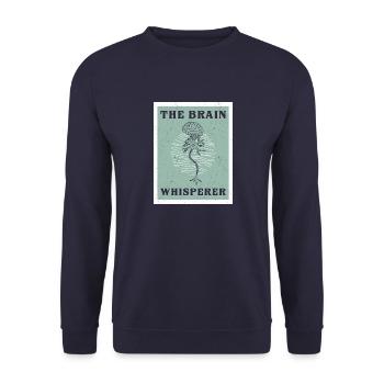 Neurologe Gehirn Neurochirurg Neuron Arzt - Unisex Pullover - Navy - Vorne - Alina (178cm) & Michal (187cm)
