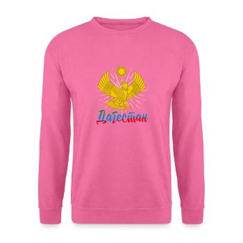 Dagestan Herkunft Adler Kaukasus Papakha - Unisex Pullover - Pink - Vorne