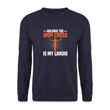 Ring Gymnastics 1 - Unisex Sweatshirt - navy - Front - Alina (178cm) & Michal (187cm)