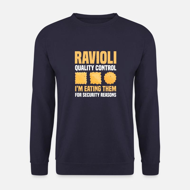 Ravioli-Qualitätskontrolle - Unisex Pullover - Navy