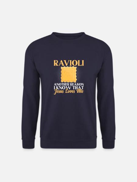 Ravioli Jesus - Unisex Sweatshirt - navy