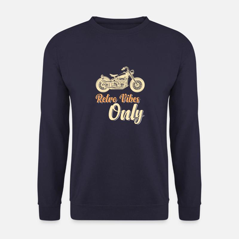 Retro Vibes Only - Unisex Sweatshirt - navy