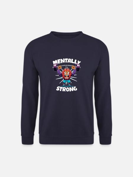 Mentally strong - well-being - Unisex Sweatshirt - navy