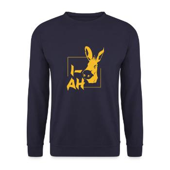 Esel - Unisex Pullover - Navy - Vorne - Alina (178cm) & Michal (187cm)