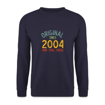 Millésime 2004 - Sweat-shirt Unisexe - marine - Devant - Alina (178cm) & Michal (187cm)