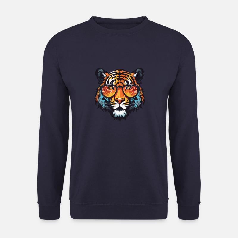 Tiger Head Cool - Unisex Sweatshirt - navy
