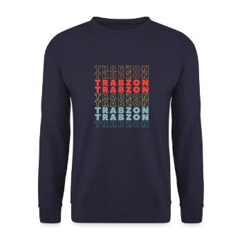 Memleket Göktürk Trabzon Trabzonlu Türkei - Unisex Pullover - Navy - Vorne - Alina (178cm) & Michal (187cm)