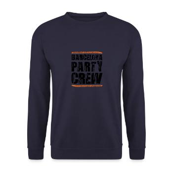 L’équipe de la fête de Barcelone - Sweat-shirt Unisexe - marine - Devant - Alina (178cm) & Michal (187cm)