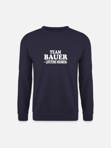 Team Bauer Lifetime Member - Unisex Sweatshirt - navy