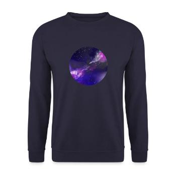 Antike Syrien Aramäer Aram Damaskus Assyrer - Unisex Pullover - Navy - Vorne - Alina (178cm) & Michal (187cm)
