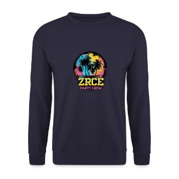 L’équipe de l’équipe Zrce Party - Sweat-shirt Unisexe - marine - Devant - Alina (178cm) & Michal (187cm)