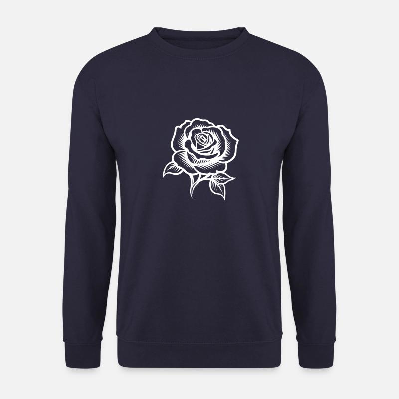 Rose Blume Liebe - Unisex Pullover - Navy