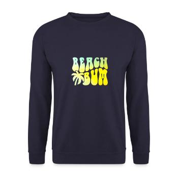 Beach Bum - Unisex Pullover - Navy - Vorne - Alina (178cm) & Michal (187cm)