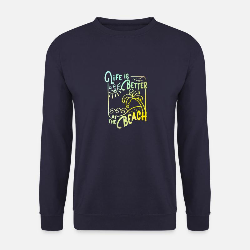 Life Is Better At The Beach - Unisex Pullover - Navy