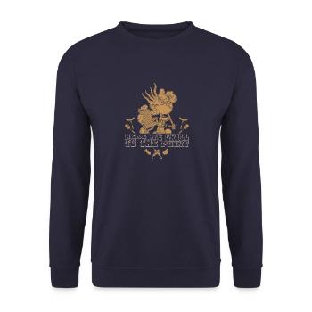 Fleisch Grillen Vater BBQ Smoker Sommer Koch - Unisex Pullover - Navy - Vorne - Alina (178cm) & Michal (187cm)