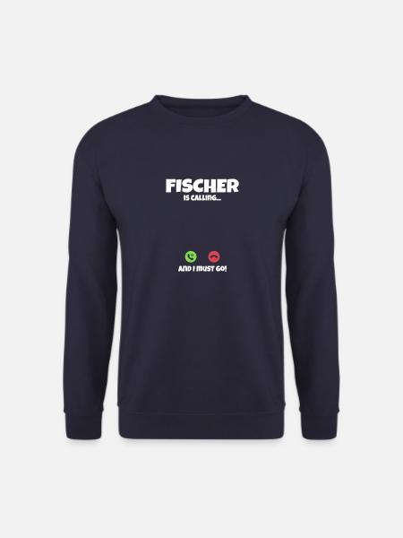 FIscher is Calling Familie Geschenkidee - Unisex Pullover - Navy