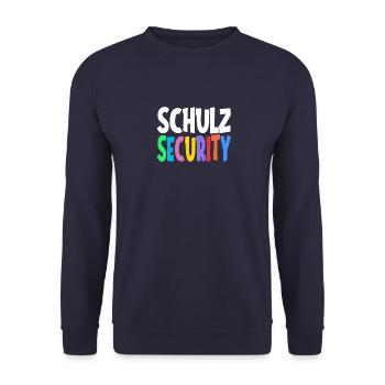 Schulz Security Family Group Member - Unisex Sweatshirt - navy - Front - Alina (178cm) & Michal (187cm)