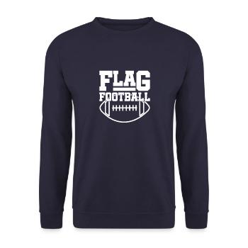 Flag Football - Sweat-shirt Unisexe - marine - Devant - Alina (178cm) & Michal (187cm)