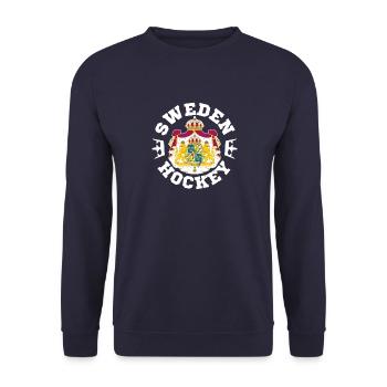 Schweden Urlaub Flagge National Wikinger - Unisex Pullover - Navy - Vorne - Alina (178cm) & Michal (187cm)