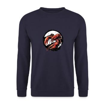 Faites demi-tour et revenez au homard - Sweat-shirt Unisexe - marine - Devant - Alina (178cm) & Michal (187cm)