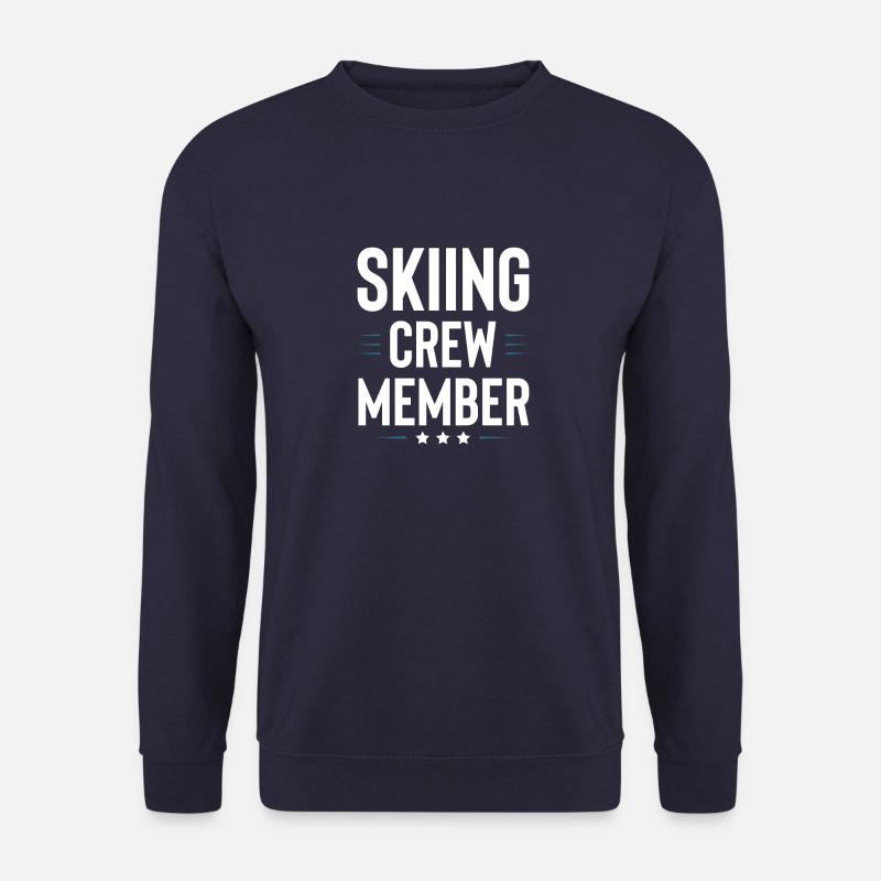 Skiing Crew - Unisex Pullover - Navy