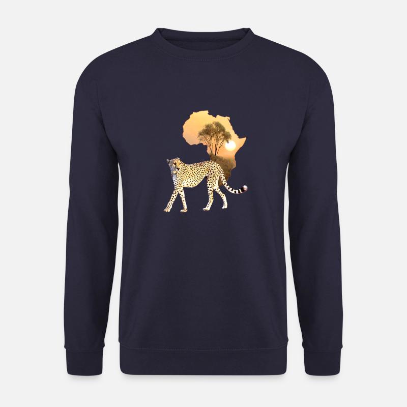 Gepard - Raubkatze in Afrika - Unisex Pullover - Navy