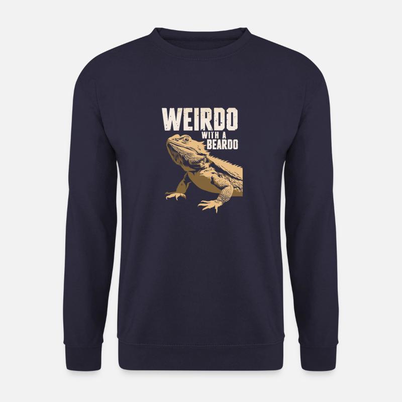 Weirdo with a beardo - Unisex Sweatshirt - navy