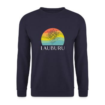 Basken Euskal Herria Spanien Flagge Espana - Unisex Pullover - Navy - Vorne - Alina (178cm) & Michal (187cm)