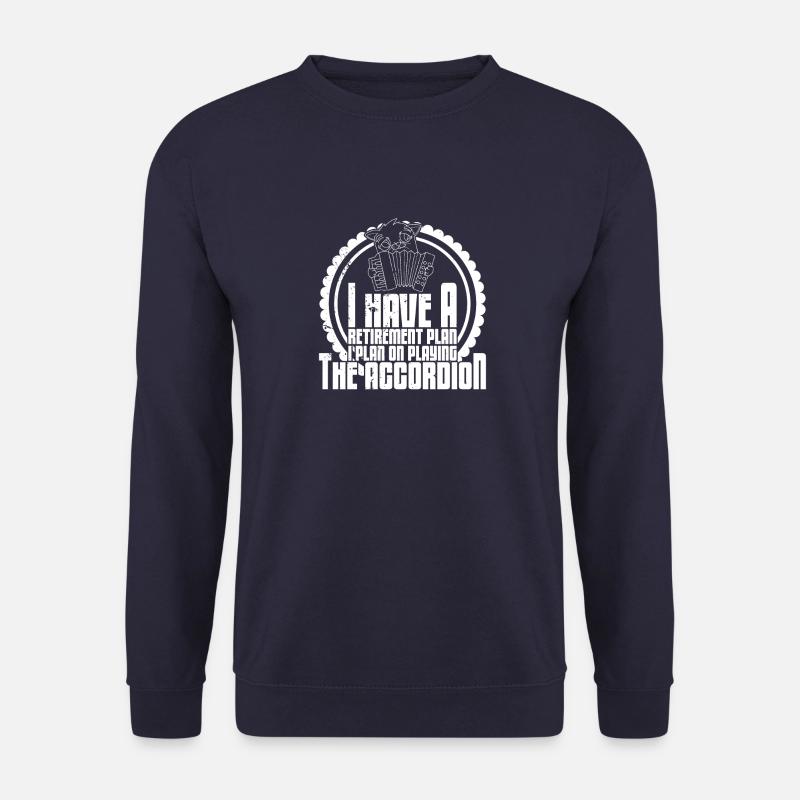 Handziehinstrument Musik Akkordeon Musiker - Unisex Pullover - Navy