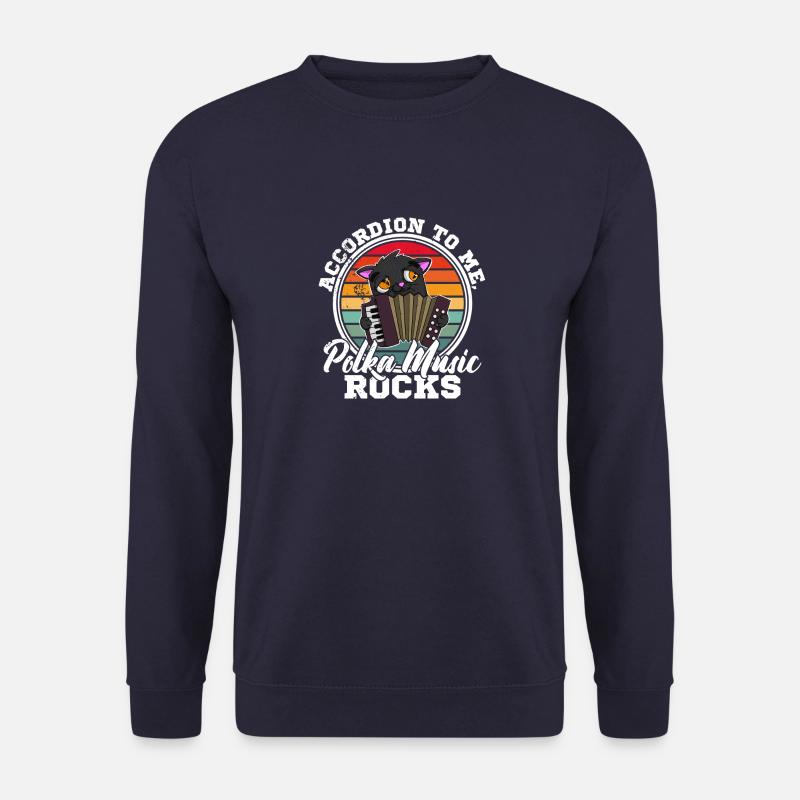 Akkordeonist Akkordeon Musik Musiker Hobby - Unisex Pullover - Navy