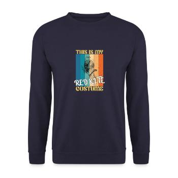 Rotmilan Ornithologie Vogel Wald Beobachten - Unisex Pullover - Navy - Vorne - Alina (178cm) & Michal (187cm)