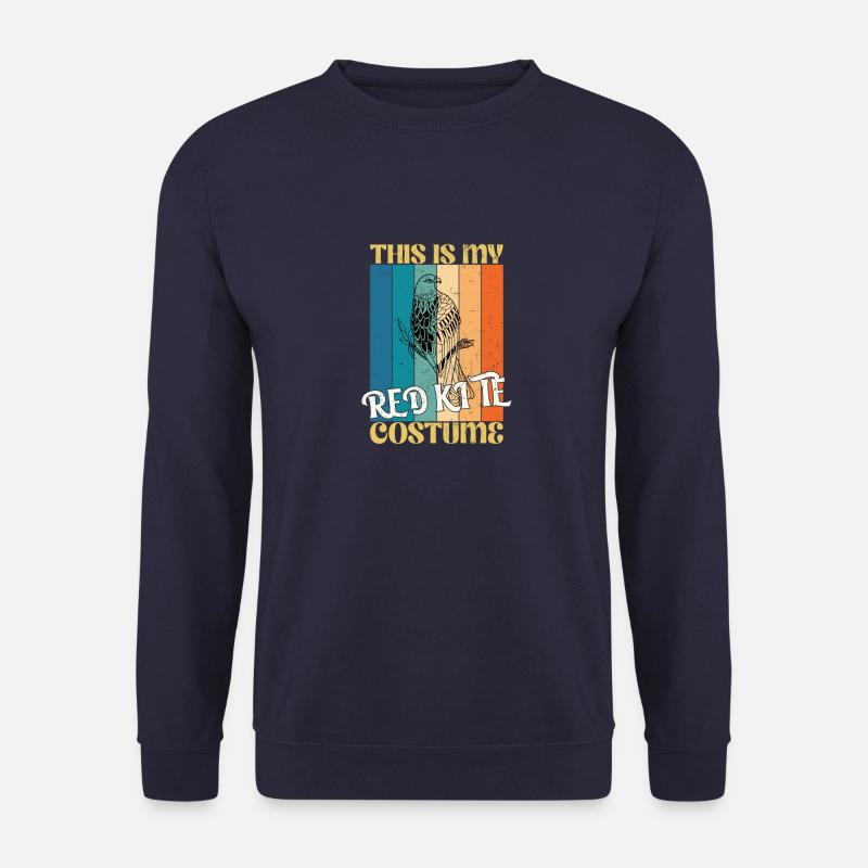 Rotmilan Ornithologie Vogel Wald Beobachten - Unisex Pullover - Navy