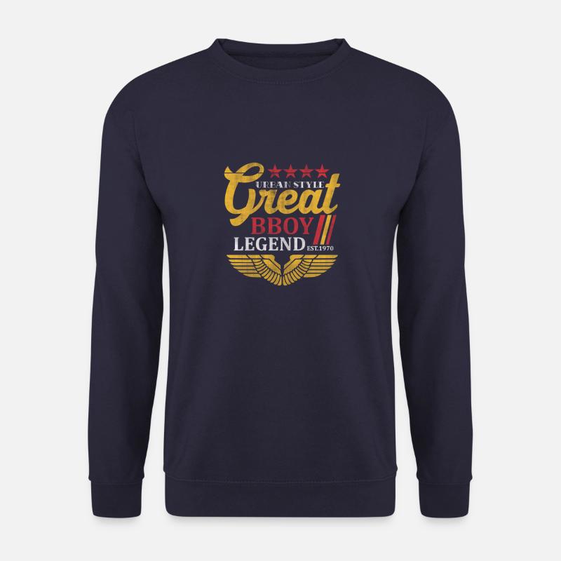 Urban Style Great Bboy Legend - Unisex Pullover - Navy