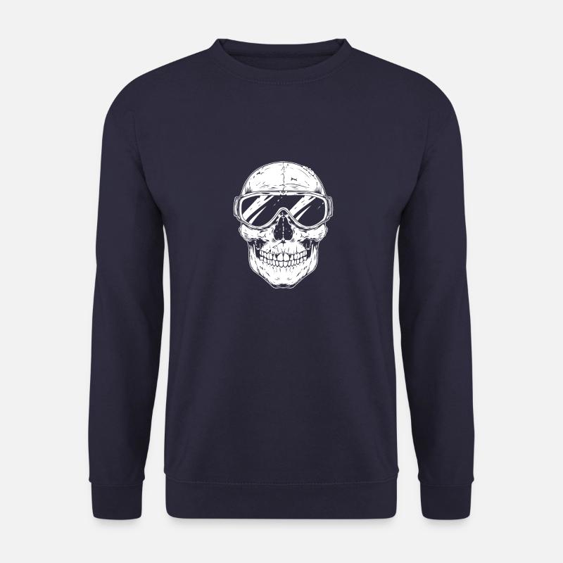 Ski Ski Masques Skull - Sweat-shirt Unisexe - marine