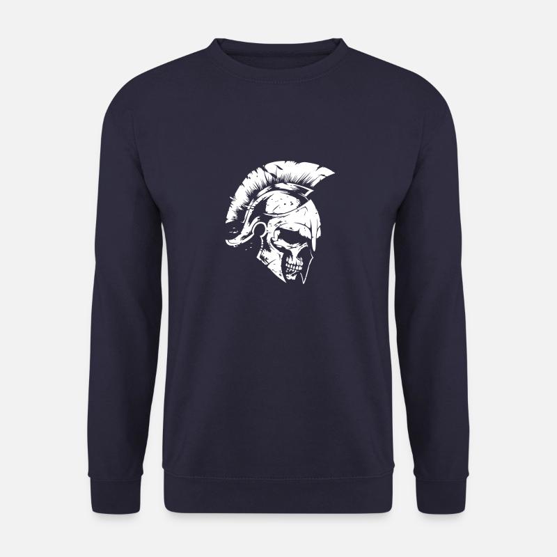 Spartan Skull Gladiator - Unisex Sweatshirt - navy