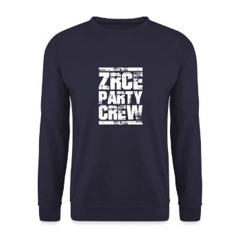 Zrce Party Urlaub Crew - Unisex Pullover - Navy - Vorne - Alina (178cm) & Michal (187cm)