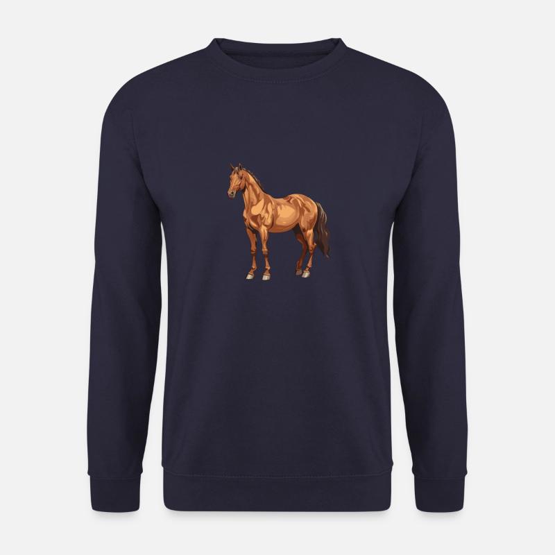 Pferd Tier - Unisex Pullover - Navy