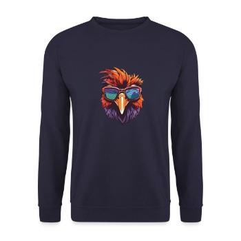 Fête de la tête froide - Sweat-shirt Unisexe - marine - Devant - Alina (178cm) & Michal (187cm)