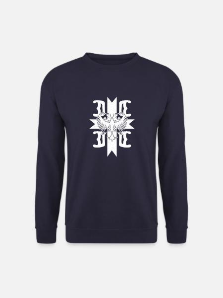 Serbien Flagge Balkan National Patriotisch Belgrad - Unisex Pullover - Navy