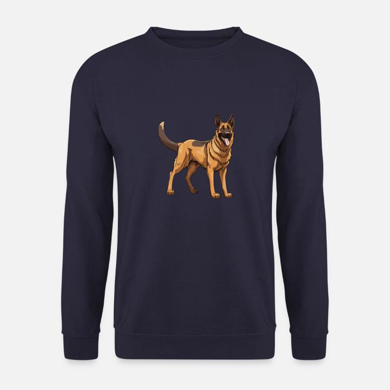 Schäferhund Hund Tier - Unisex Pullover - Navy