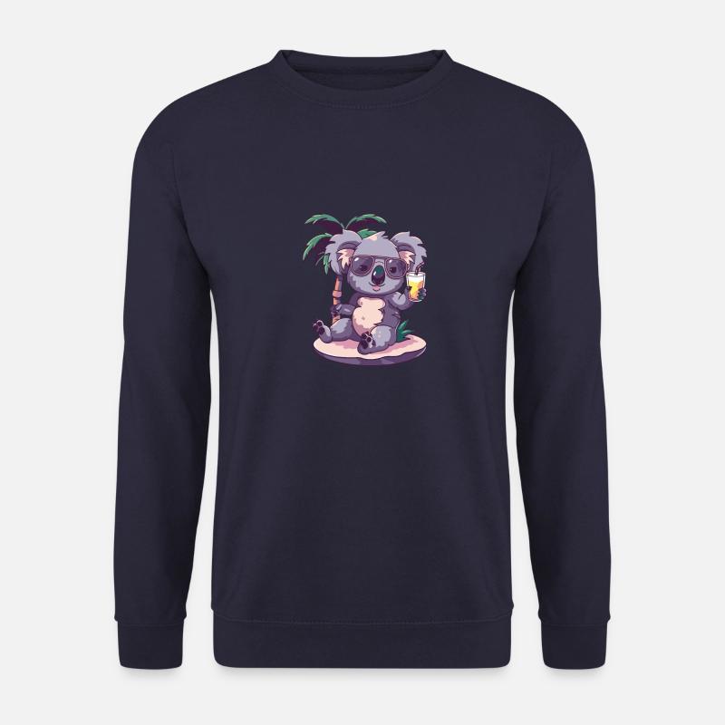 Koala Sommer Strand Comic - Unisex Pullover - Navy