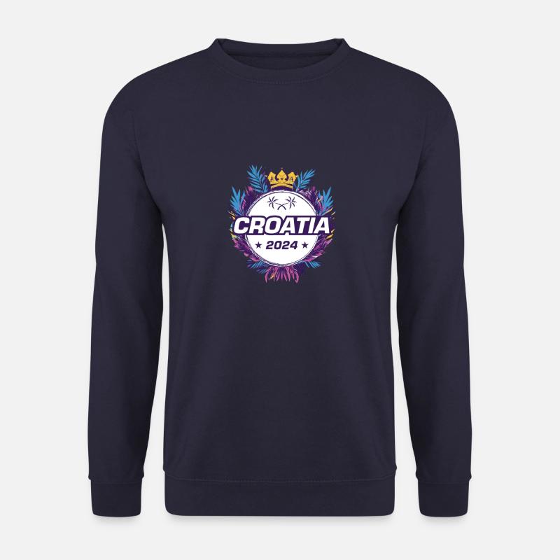 Croatia 2024 - Unisex Pullover - Navy