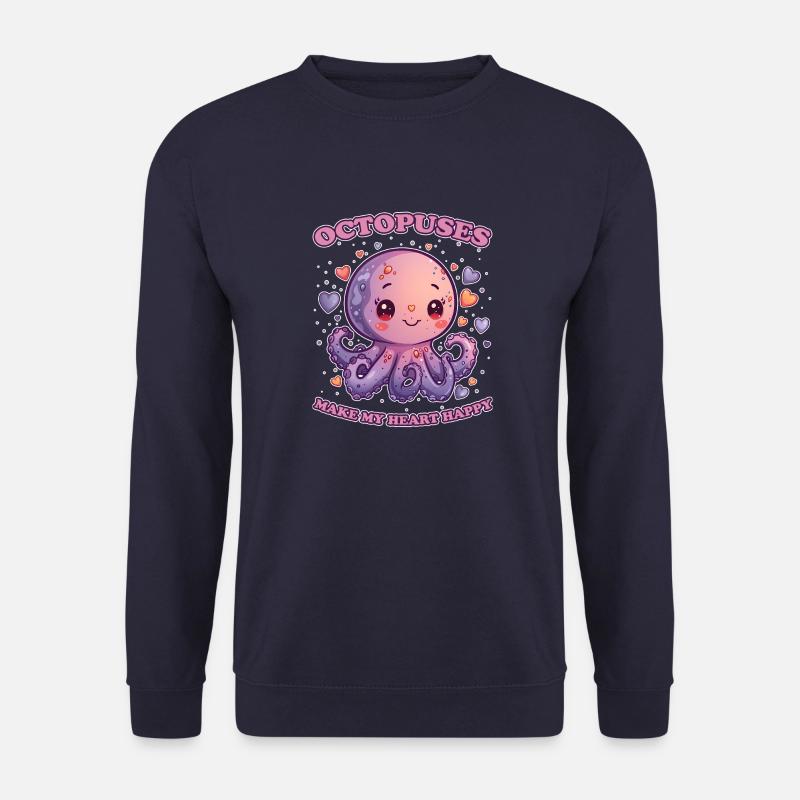 Funny Octopus Cephalopod Squid Gift - Unisex Sweatshirt - navy