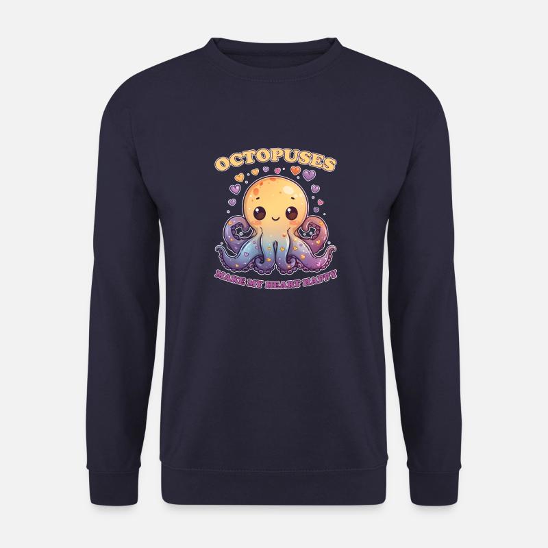 Funny Octopus Cephalopod Squid Gift - Unisex Sweatshirt - navy