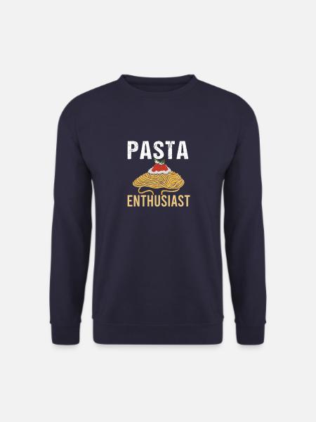 Pasta Nudeln Spaghetti Sprüche - Unisex Pullover - Navy