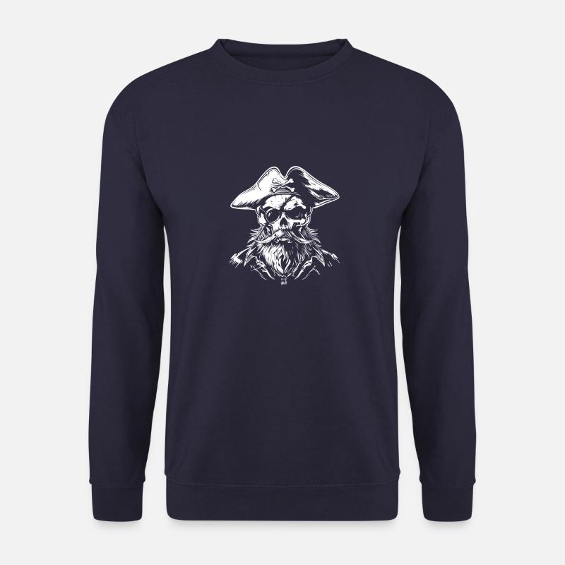 Pirate Skull - Unisex Sweatshirt - navy