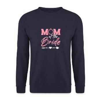 Hochzeit Hochzeitstag Heiraten Braut - Unisex Pullover - Navy - Vorne - Alina (178cm) & Michal (187cm)