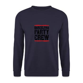 Équipe de fête à Barcelone - Sweat-shirt Unisexe - marine - Devant - Alina (178cm) & Michal (187cm)