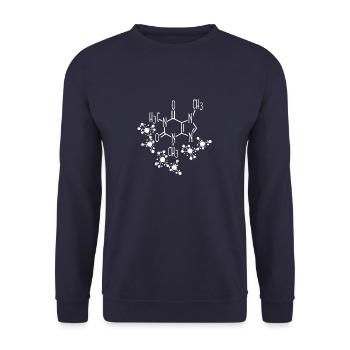 Neurones Chimie Science Tableau périodique Laboratoire - Sweat-shirt Unisexe - marine - Devant - Alina (178cm) & Michal (187cm)